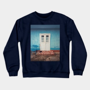 old man's doorstep Crewneck Sweatshirt